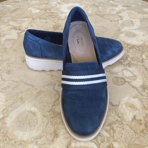 Clarks Ultimate Comfort Collection Leather Nautical Slip On Shoes